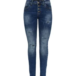Marta du Chateau dame jeans MdcAna Mdc176-26164 - Dark Blue Denim