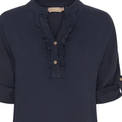 Marta Du Chateau dame kjole 94198 - Navy5512