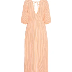 Marta du Chateau dame kjole MdcAmaris 7315A - Orange Fluo