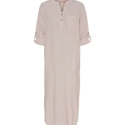 Marta Du Chateau dame kjole MdcNess - Rose/WhiteStripe