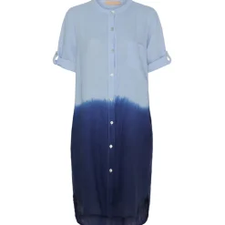 Marta Du Chateau dame kjole MdcJóna - Skyblue/DarkBlue