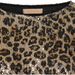 Marta du Chateau dame kjole MdcBeline 6607 - Leo Print