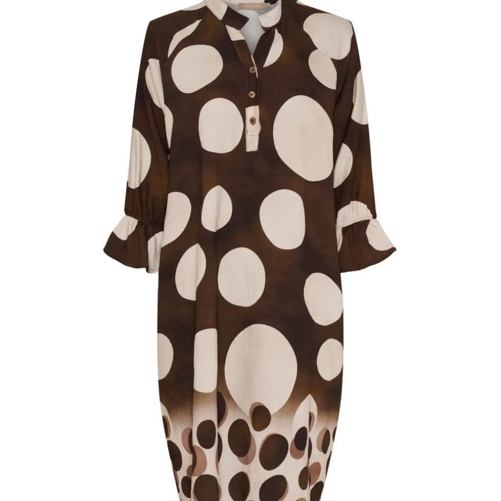 Marta du Chateau dame kjole MdcCypress 7636 - MarroneEZ552DB