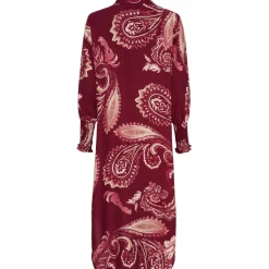 Marta du Chateau dame kjole MdcMoss 7617- - Bordeaux786tpz