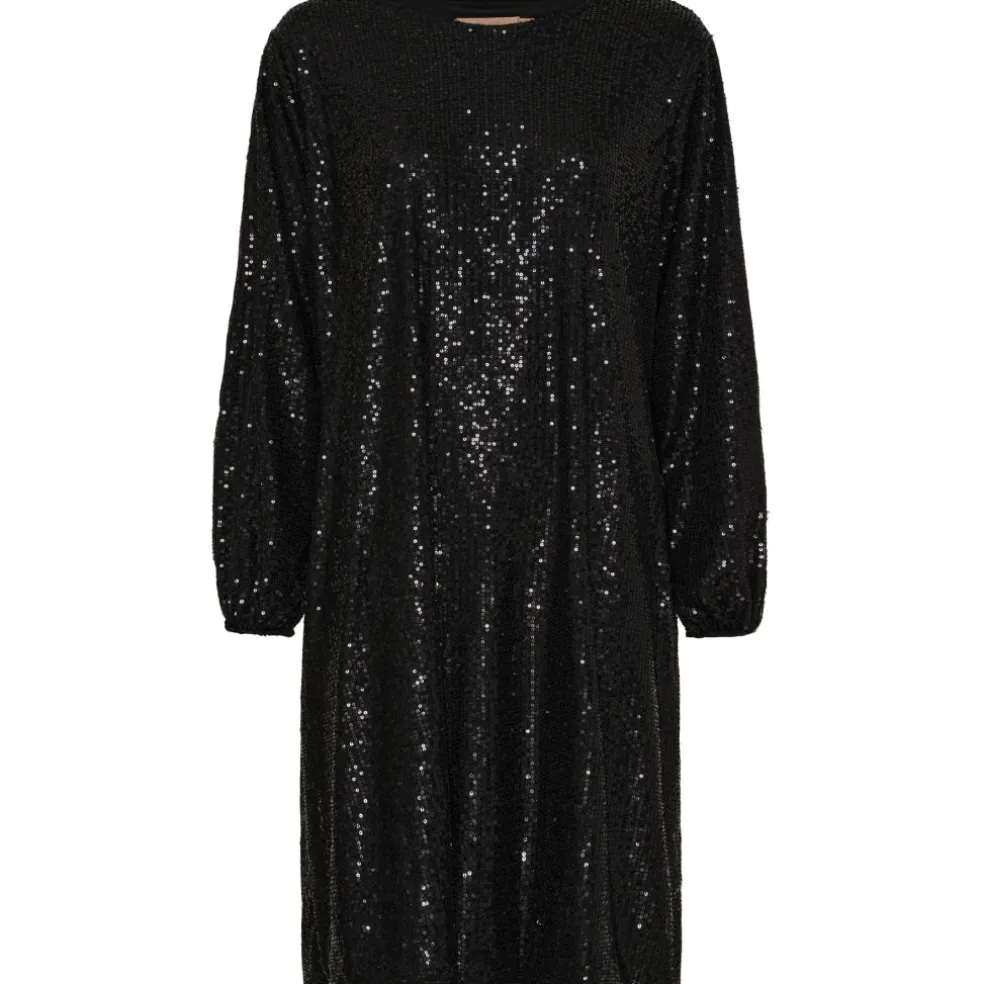 Marta du Chateau dame kjole MdcBeline 6607 - Black Solid