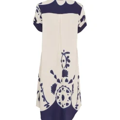 Marta Du Chateau dame kjole MdcHelma 5677 - Blue-V4058tpi