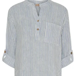 Marta Du Chateau dame kjole MdcNess - Panna Jeans 1395 Stripe