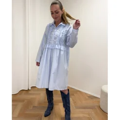 Marta Du Chateau dame kjole MdcViolet - LightBlue64.