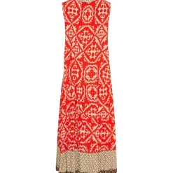 Marta du Chateau dame kjole MdcLucie 259153 - Red/Beige