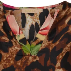 Marta du Chateau dame kjole MdcMartine 5986 - Marrone3244TPK