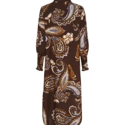 Marta du Chateau dame kjole MdcMoss 7617- - Marrone786tpz