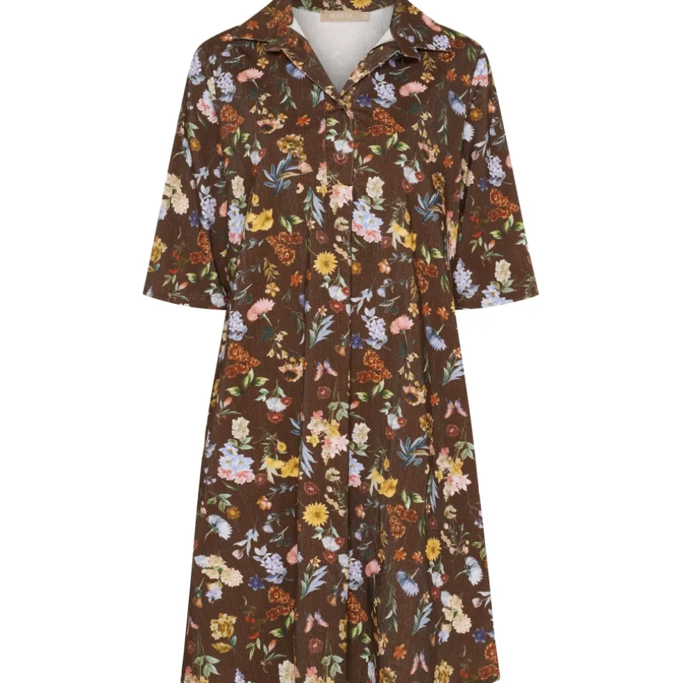 Marta du Chateau dame kjole MdcWildrose 259351V - Brown Print