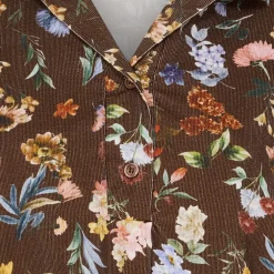 Marta du Chateau dame kjole MdcWildrose 259351V - Brown Print