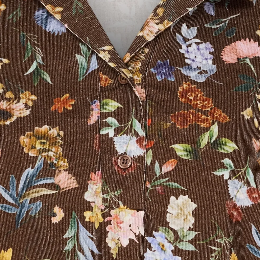 Marta du Chateau dame kjole MdcWildrose 259351V - Brown Print