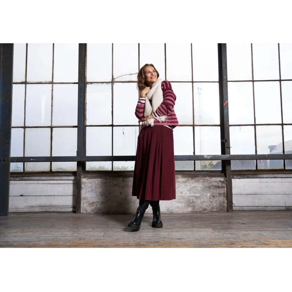 Marta du Chateau dame nederdel MdcCiela 257080V - Bordeaux6269