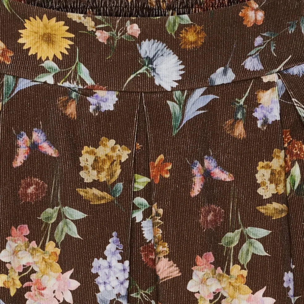 Marta du Chateau dame nederdel MdcCiela 257080V - Brown Print