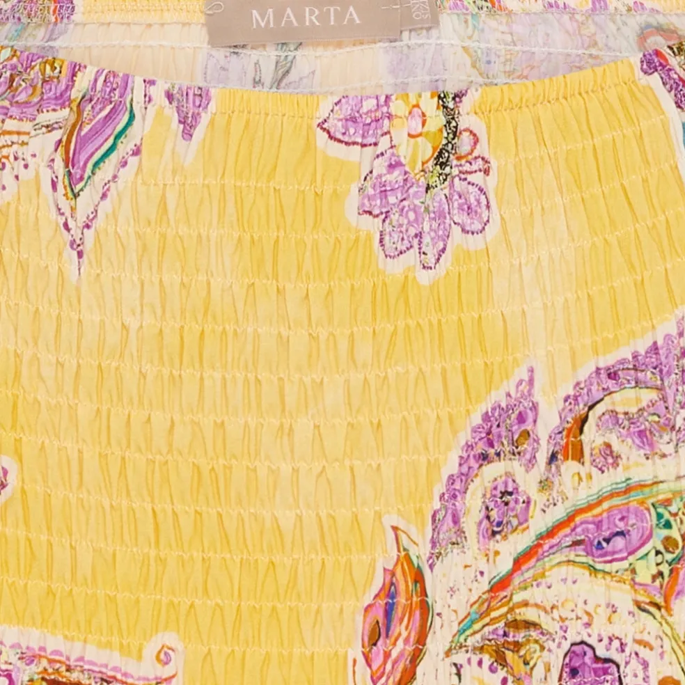 Marta Du Chateau dame nederdel 5201 - Giallo7512tpf