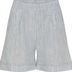 Marta Du Chateau dame shorts MdcSophia - Panna Jeans 1395 Stripe