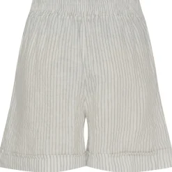 Marta Du Chateau dame shorts MdcSophia - Panna Grey Stripe