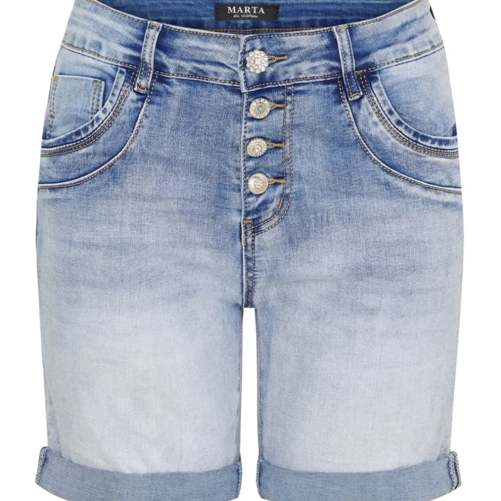 Marta du Chateau dame shorts MdcRagna MDC210-26149 - Denim