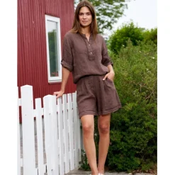 Marta Du Chateau dame shorts 61072 - Cold brown