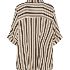 Marta du Chateau dame skjorte MdcMossie 7487C - Camel/brown