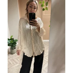 Marta Du Chateau dame skjorte - R83215TZ - Beige