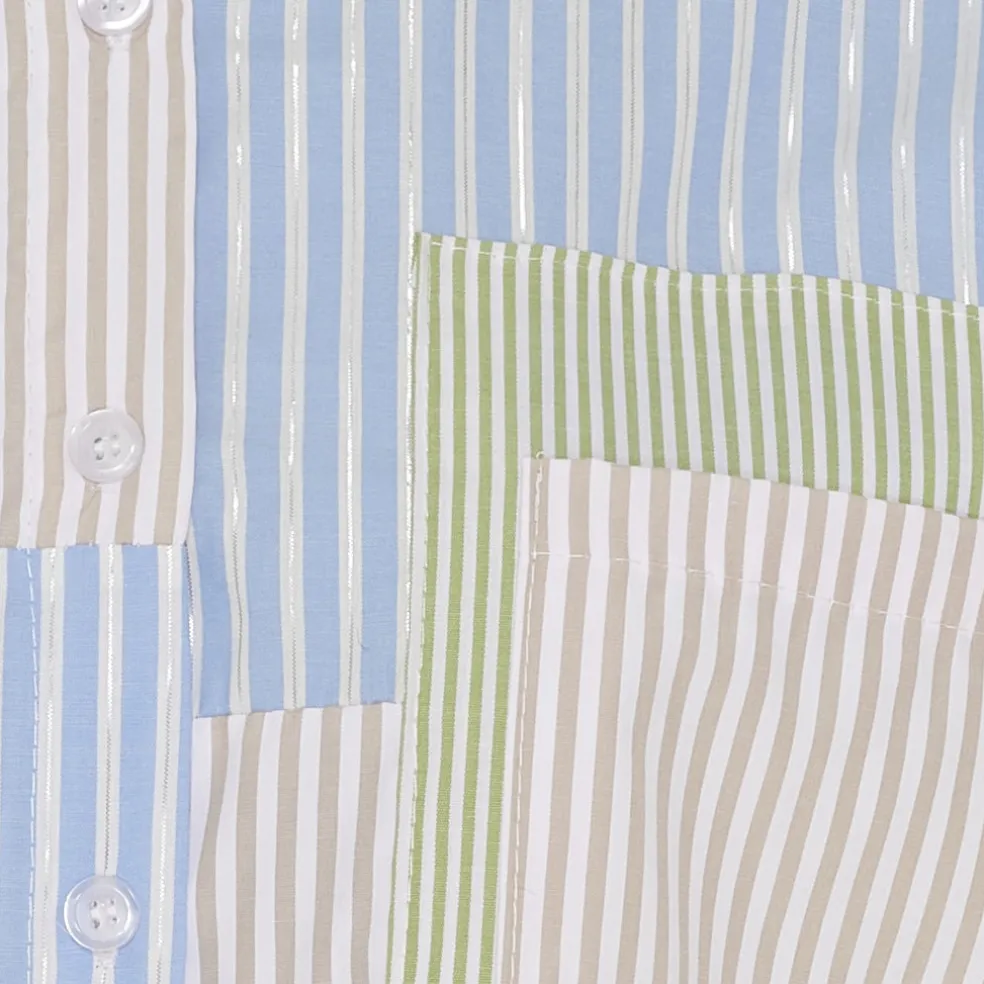 Marta du Chateau dame skjorte MdcBlandine 258032 - Multi Beige