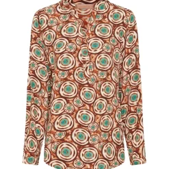 Marta Du Chateau dame skjorte - 8128 - Tabacco8