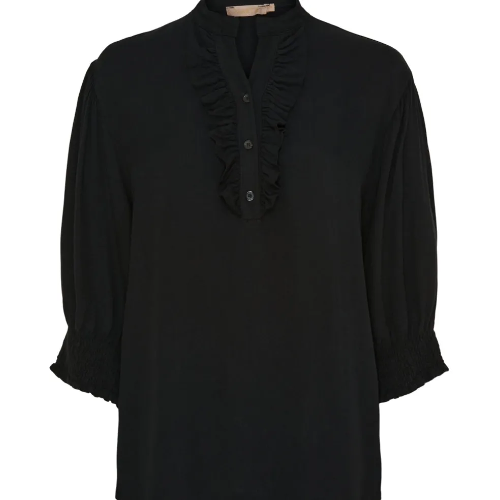 Marta Du Chateau dame skjorte MdcUnnur 6317 - Solid Black