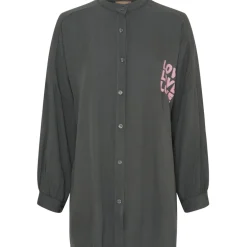 Marta du Chateau dame skjorte MdcMarion 6409 - Grigio