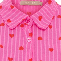 Marta du Chateau dame skjorte MdcMenika 7340 - Fuxia