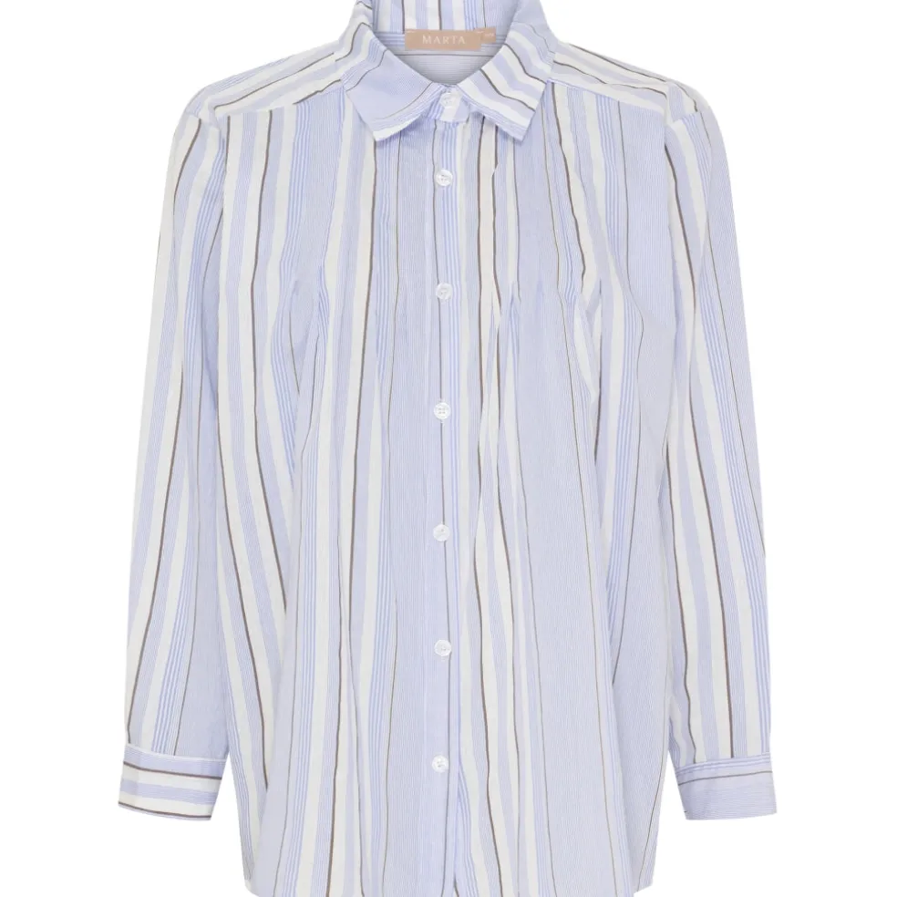 Marta du Chateau dame skjorte MdcIsolde 7400 - BlueVar3