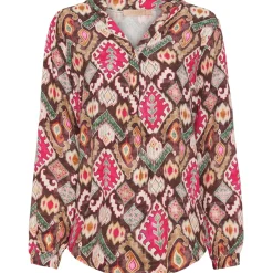 Marta Du Chateau dame skjorte - 8128 - Chokolato