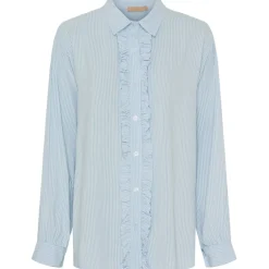 Marta Du Chateau dame skjorte MdcMollie - Celestestripe