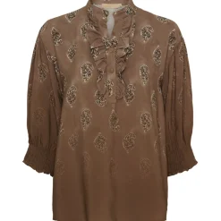 Marta Du Chateau dame skjorte MdcUnnur 6317 - Fango Faded