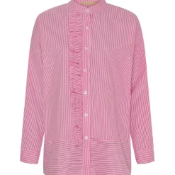 Marta Du Chateau dame skjorte MdcFina - Fuxia Stripe