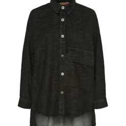 Marta du Chateau dame skjorte MdcAgate 86225 - Black