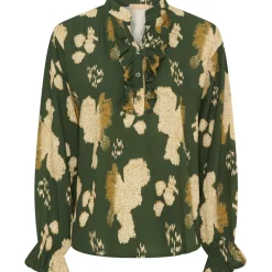 Marta Du Chateau dame skjorte MdcAya 5891 - Military3320