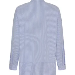 Marta Du Chateau dame skjorte MdcFina - Sky Blue Stripe