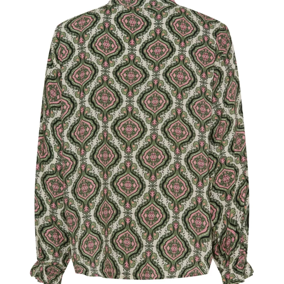 Marta Du Chateau dame skjorte MdcAya 5891 - Military1405