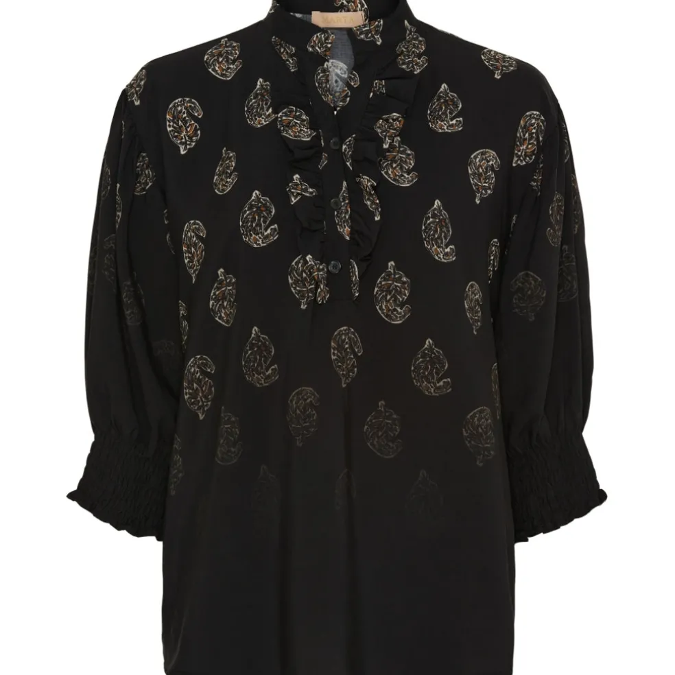 Marta Du Chateau dame skjorte MdcUnnur 6317 - Blackfaded1941tps