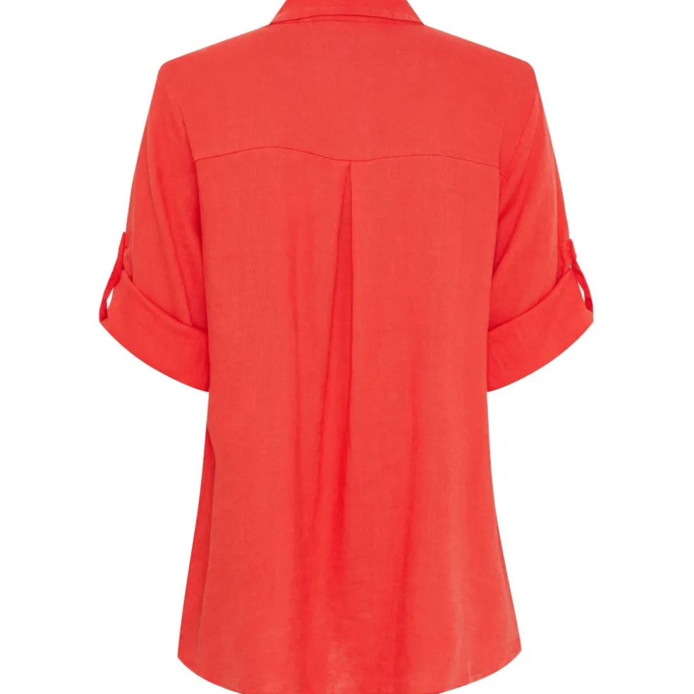 Marta du Chateau dame skjorte MdcKiara 258354 - Red5604