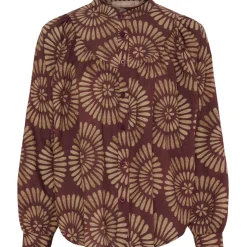 Marta du Chateau dame skjorte MdcRomy 28474M- - Bordeaux