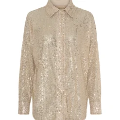 Marta du Chateau dame skjorte MdcBertille 6624 - Champagne