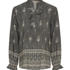 Marta Du Chateau dame skjorte MdcAya 5891 - Grey1943tps