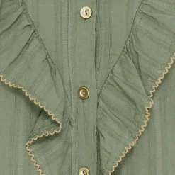 Marta du Chateau dame skjorte MdcLaurette 6843 - Military/Beige