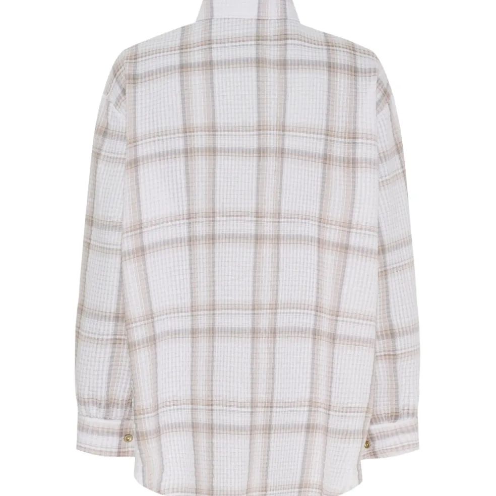 Marta du Chateau dame skjorte MdcFaustina 6891 - Beige