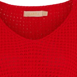 Marta Du Chateau dame strik MdcMille 18236 - Red3083