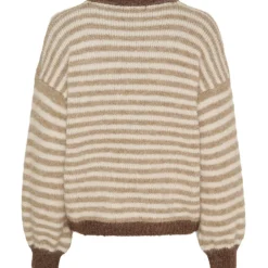 Marta du Chateau dame strik MdcDanielle 8080 - Beige/Fango/Moro